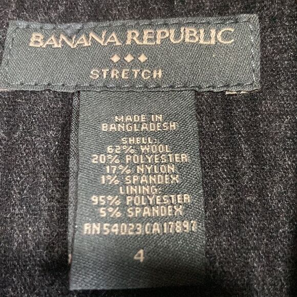 Banana republic factory wool blend skirt with some stretch size 4 - Picture 6 of 9